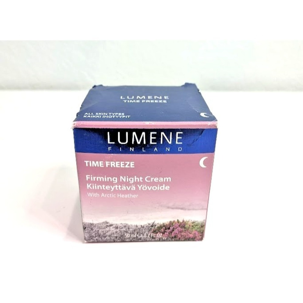 Lumene Time Freeze, Firming NightCream ARTIC‎ HEATHER 1.7 oz - HTF - NIB